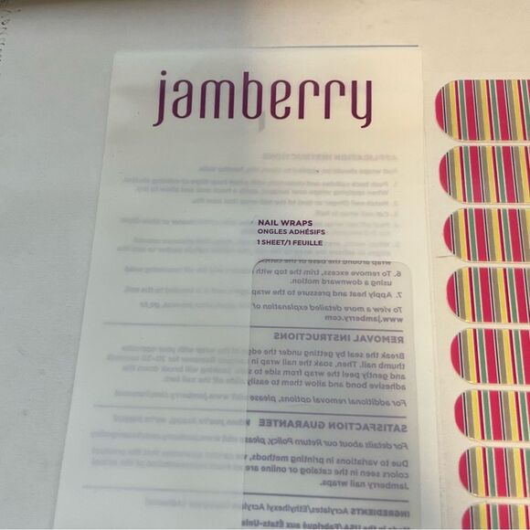 Jamberry Spring Break Full Sheet Nail Wraps 9C94 - Picture 10 of 13